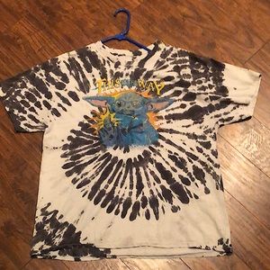 Vintage Black & White Tie Dye Star Wars “This Is The Way” T-Shirt